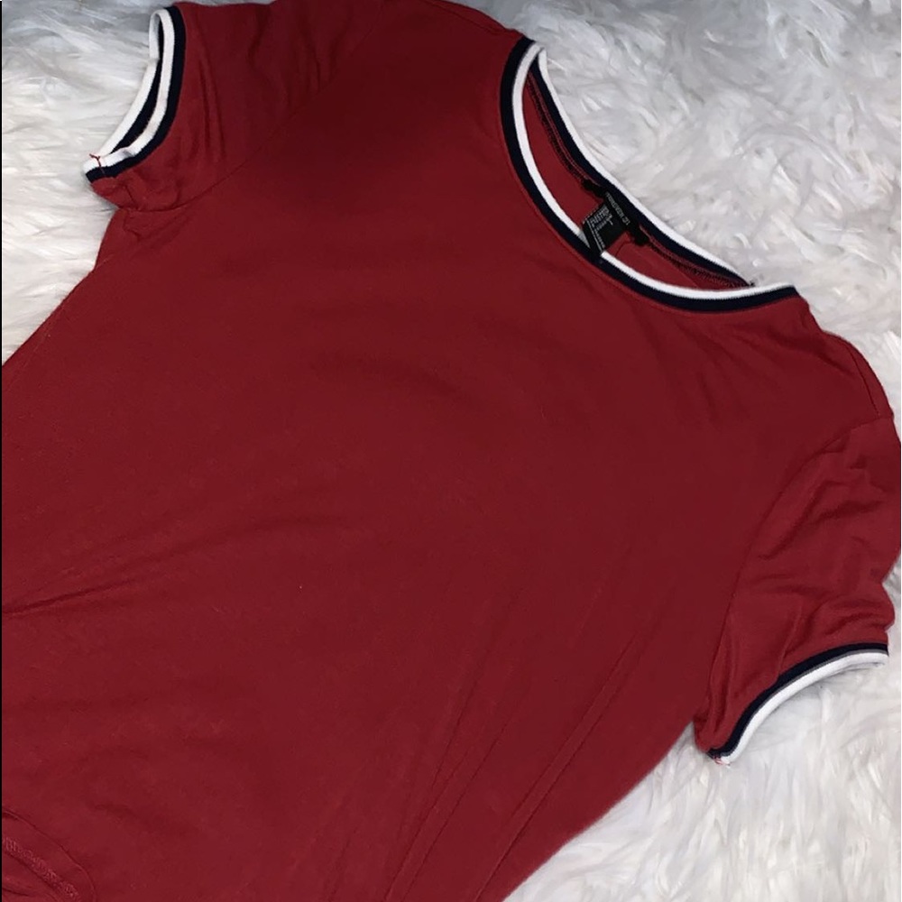 Red and black top!